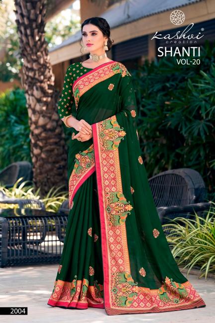 Kashvi shanti vol-20 saree wholesale market